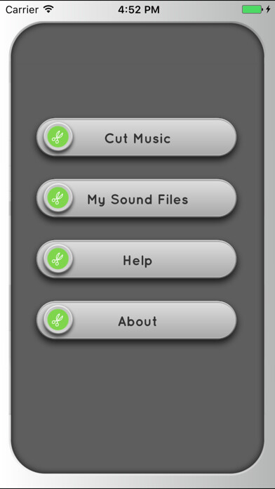 Emulate iPhone app Mp3 Cutter - cut audio files easily (No Ads) using MyAndroid Emulate iPhone app Mp3 Cutter - cut audio files easily (No Ads) using MyAndroid
