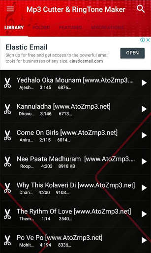 Emulate Android APK Mp3 Cutter  Ring tone Maker, Creator