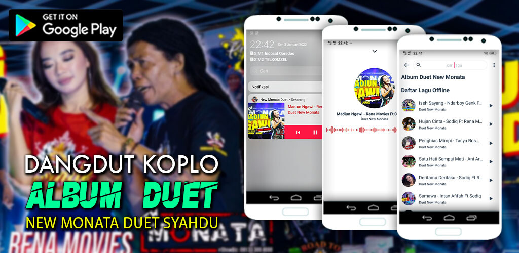 Run android online APK Mp3 Duet New Monata Offline from MyAndroid or emulate Mp3 Duet New Monata Offline using MyAndroid
