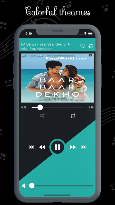 Emulate iPhone app MP3 Music Player Pro using MyAndroid Emulate iPhone app MP3 Music Player Pro using MyAndroid