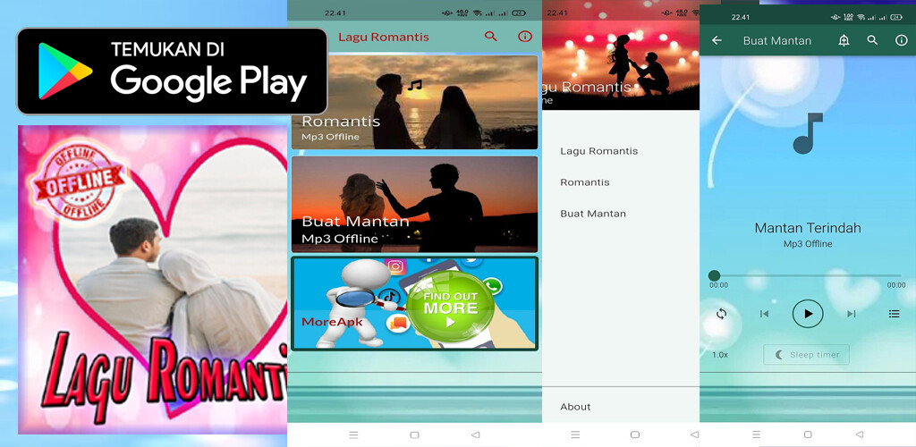 Run android online APK Mp3 Romantis  Mantan Terindah from MyAndroid or emulate Mp3 Romantis  Mantan Terindah using MyAndroid