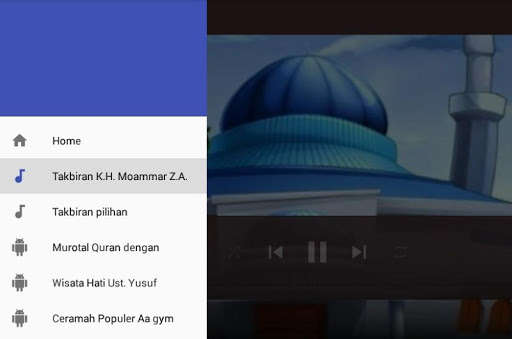 Run android online APK Mp3 Takbiran Hari Raya Pilihan from MyAndroid or emulate Mp3 Takbiran Hari Raya Pilihan using MyAndroid