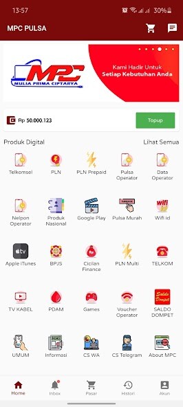 Run android online APK MPC Pulsa - Pulsa Murah Paket Data Bayar Tagihan from MyAndroid or emulate MPC Pulsa - Pulsa Murah Paket Data Bayar Tagihan using MyAndroid Run android online APK MPC Pulsa - Pulsa Murah Paket Data Bayar Tagihan from MyAndroid or emulate MPC Pulsa - Pulsa Murah Paket Data Bayar Tagihan using MyAndroid