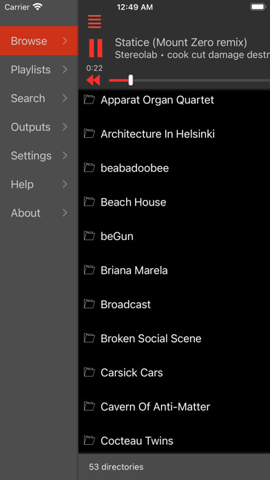 Emulate iPhone app MPDluxe using MyAndroid Emulate iPhone app MPDluxe using MyAndroid