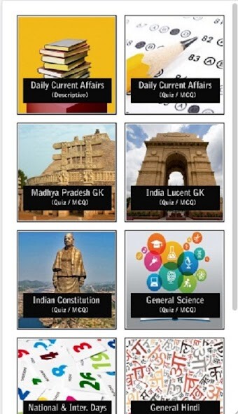 Run android online APK MP GK  CURRENT AFFAIRS from MyAndroid or emulate MP GK  CURRENT AFFAIRS using MyAndroid