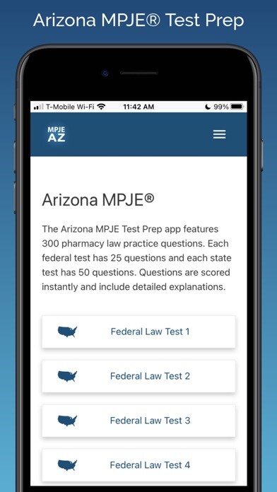 Emulate iPhone app MPJE Arizona Test Prep using MyAndroid Emulate iPhone app MPJE Arizona Test Prep using MyAndroid