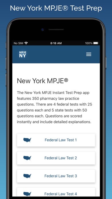 Emulate iPhone app MPJE New York Test Prep using MyAndroid Emulate iPhone app MPJE New York Test Prep using MyAndroid
