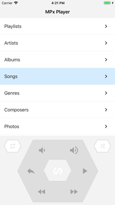 Emulate iPhone app MPx Player using MyAndroid