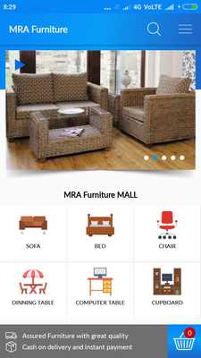 Emulate Android APK MRA Furniture