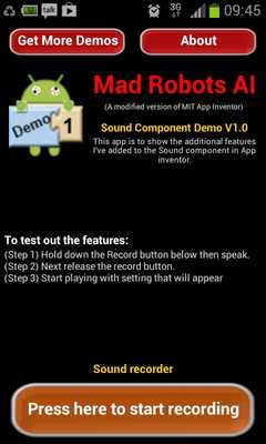 Emulate Android APK MrAI Demo1 (Sound) Emulate Android APK MrAI Demo1 (Sound)