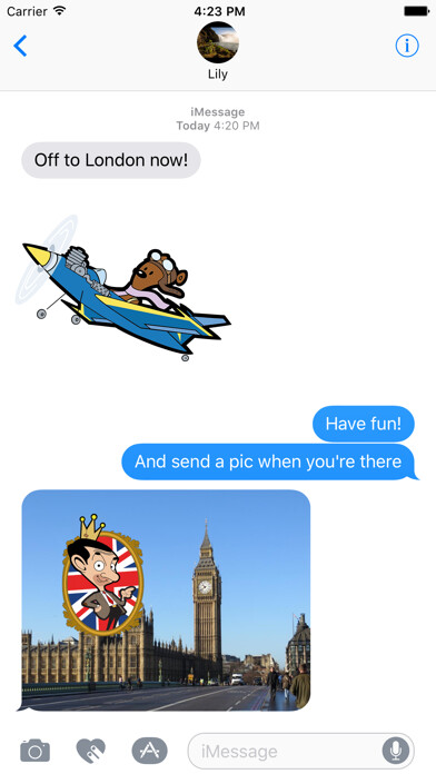 Emulate iPhone app Mr Bean™ using MyAndroid