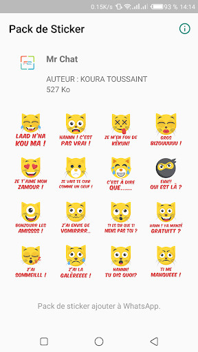 Run android online APK Mr Chat Pack de Sticker pour GB from MyAndroid or emulate Mr Chat Pack de Sticker pour GB using MyAndroid Run android online APK Mr Chat Pack de Sticker pour GB from MyAndroid or emulate Mr Chat Pack de Sticker pour GB using MyAndroid