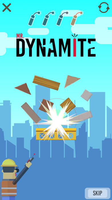 Emulate iPhone app Mr. Dynamite: Tear down blocks using MyAndroid Emulate iPhone app Mr. Dynamite: Tear down blocks using MyAndroid