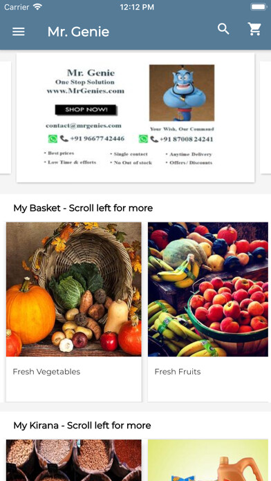 Emulate iPhone app Mr. Genie using MyAndroid Emulate iPhone app Mr. Genie using MyAndroid