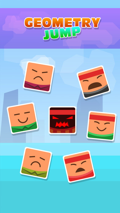 Emulate iPhone app Mr. Geometry Jump 2: Dash Up Meltdown using MyAndroid