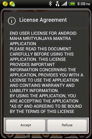 Emulate Android APK Mritunjaya Mantra