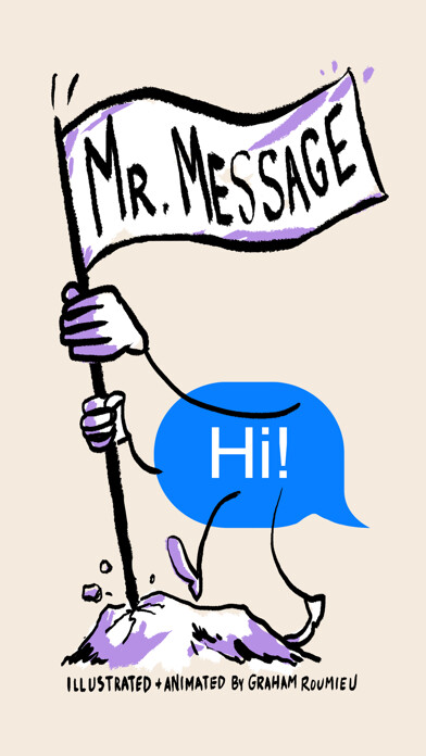 Emulate iPhone app Mr. Message by Graham Roumieu using MyAndroid Emulate iPhone app Mr. Message by Graham Roumieu using MyAndroid