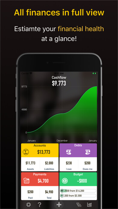 Emulate iPhone app Mr. Money - Finance Manager using MyAndroid