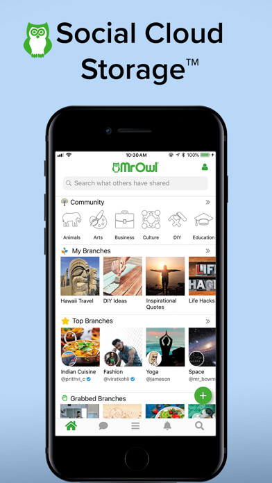 Emulate iPhone app MrOwl: Social Cloud Storage using MyAndroid Emulate iPhone app MrOwl: Social Cloud Storage using MyAndroid