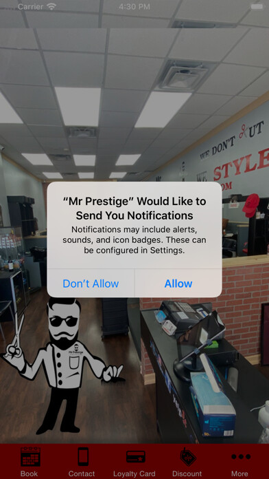 Emulate iPhone app Mr Prestige using MyAndroid