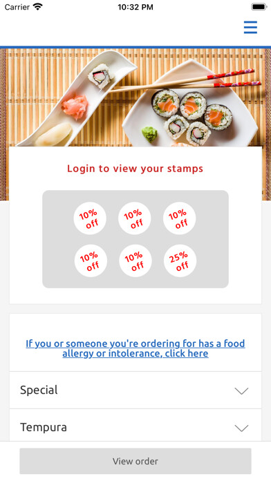 Emulate iPhone app Mr Sushi, Watford using MyAndroid Emulate iPhone app Mr Sushi, Watford using MyAndroid