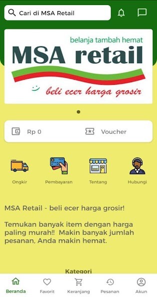 Run android online APK MSA Retail from MyAndroid or emulate MSA Retail using MyAndroid