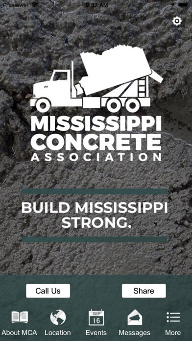Emulate iPhone app MS Concrete Association using MyAndroid