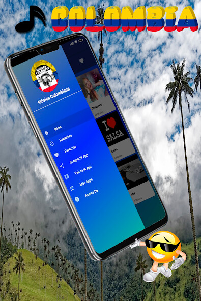 Run android online APK Música  Colombiana from MyAndroid or emulate Música  Colombiana using MyAndroid