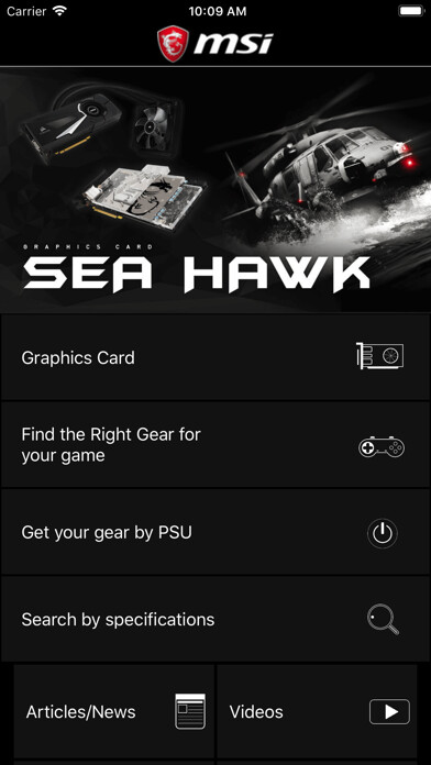Emulate iPhone app MSI Graphics Card using MyAndroid