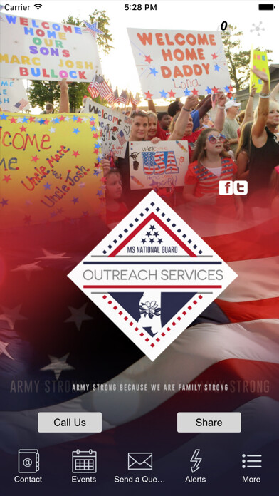 Emulate iPhone app MS National Guard Outreach using MyAndroid Emulate iPhone app MS National Guard Outreach using MyAndroid
