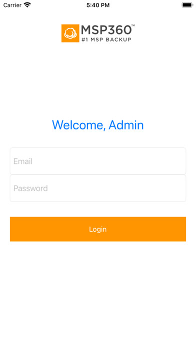 Emulate iPhone app MSP Admin using MyAndroid