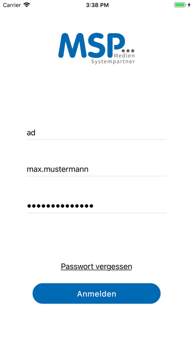 Emulate iPhone app MSP ServiceApp using MyAndroid Emulate iPhone app MSP ServiceApp using MyAndroid