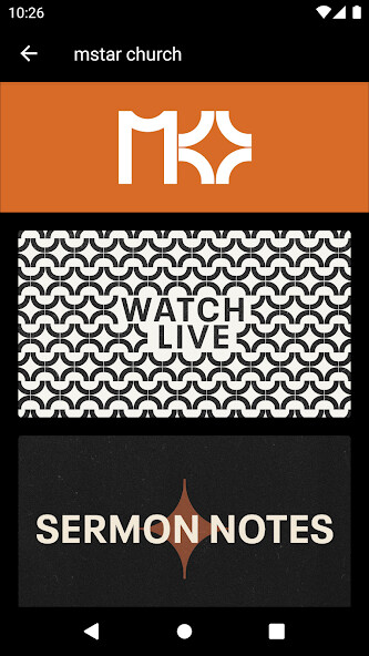 Run android online APK MSTAR Church from MyAndroid or emulate MSTAR Church using MyAndroid