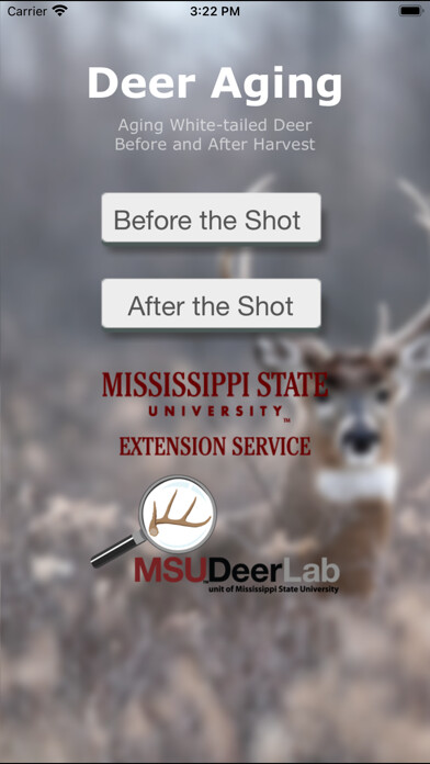 Emulate iPhone app MSUES Deer Aging using MyAndroid Emulate iPhone app MSUES Deer Aging using MyAndroid