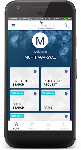 Run android online APK M. Suresh Co. Diamonds from MyAndroid or emulate M. Suresh Co. Diamonds using MyAndroid