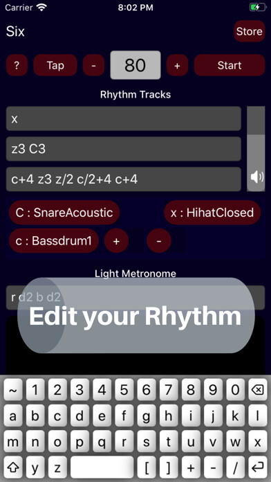 Emulate iPhone app MsyMetronom using MyAndroid