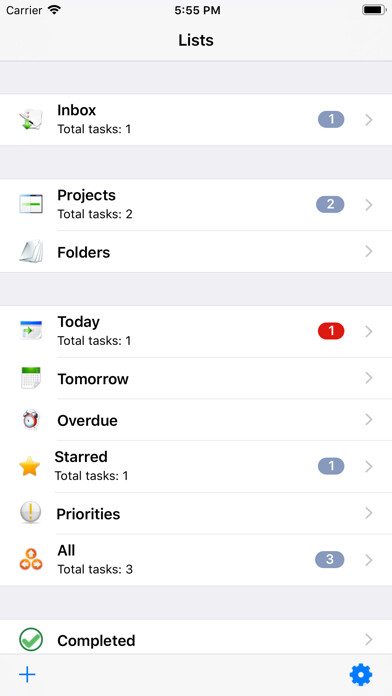Emulate iPhone app mTasks - The Missing Task List using MyAndroid