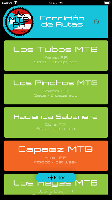 Emulate iPhone app MTB PR TRAILS using MyAndroid Emulate iPhone app MTB PR TRAILS using MyAndroid