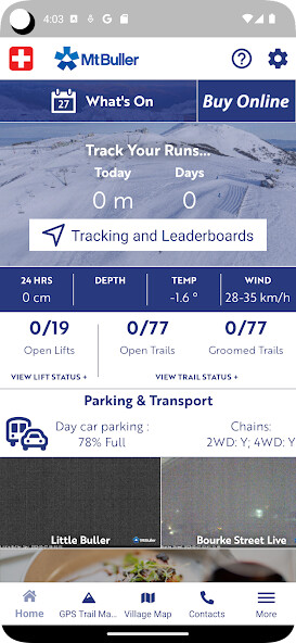Emulate iPhone app Mt Buller Live using MyAndroid Emulate iPhone app Mt Buller Live using MyAndroid