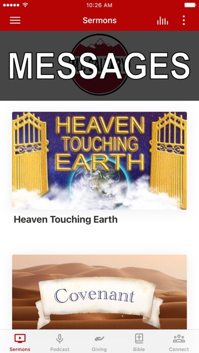 Emulate iPhone app Mt.Calvary Church of God using MyAndroid Emulate iPhone app Mt.Calvary Church of God using MyAndroid