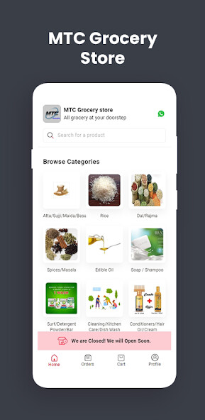Run android online APK MTC GROCERY from MyAndroid or emulate MTC GROCERY using MyAndroid