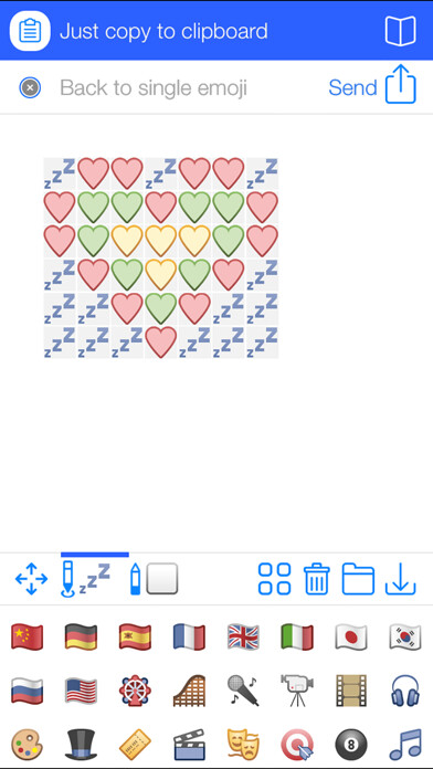 Emulate iPhone app Mặt cười - Công cụ chat, Emoji ẩn, lưới mặt cười khổng lồ using MyAndroid