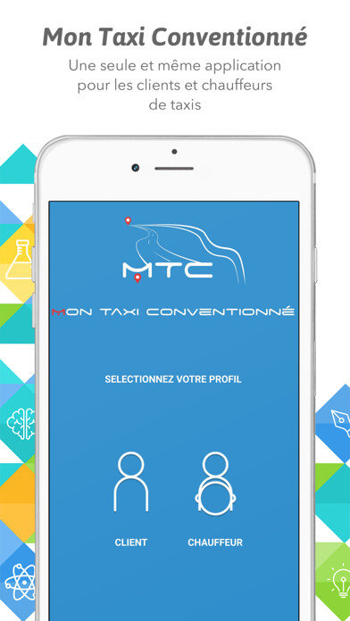 Emulate iPhone app MTC MON TAXI CONVENTIONNE using MyAndroid