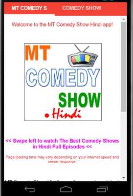 Emulate Android APK MT Comedy Show Hindi