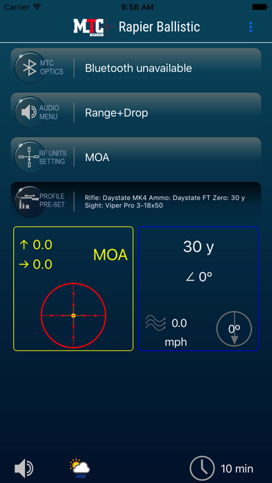 Emulate iPhone app MTC Rapier Ballistic using MyAndroid
