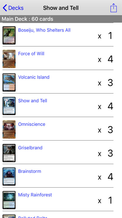Emulate iPhone app MTG DeckView using MyAndroid Emulate iPhone app MTG DeckView using MyAndroid