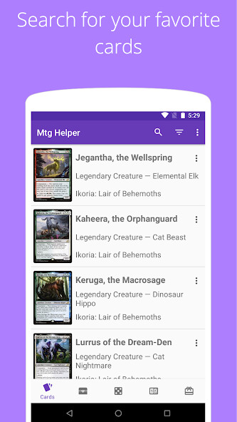 Run android online APK MTG Helper from MyAndroid or emulate MTG Helper using MyAndroid
