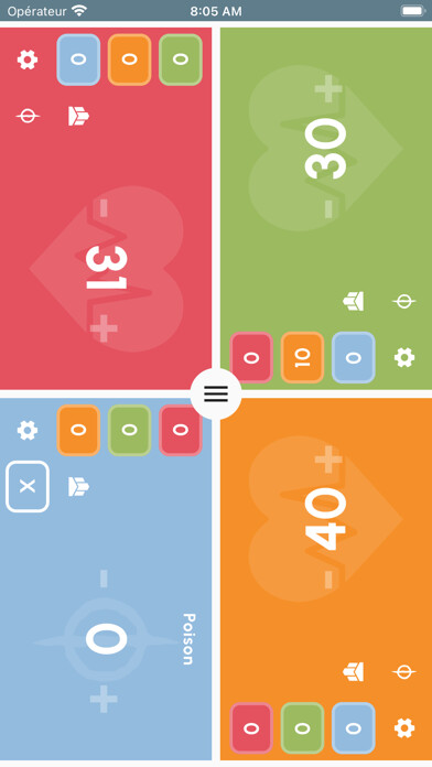 Emulate iPhone app MTG Life Tracker using MyAndroid