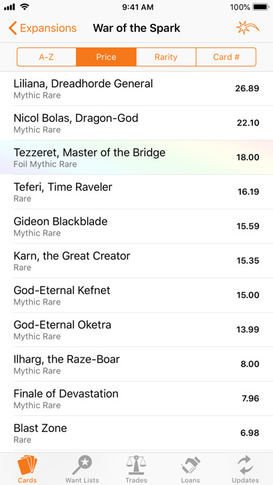 Emulate iPhone app MTG Trades using MyAndroid Emulate iPhone app MTG Trades using MyAndroid