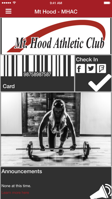 Emulate iPhone app Mt Hood Athletic Club using MyAndroid Emulate iPhone app Mt Hood Athletic Club using MyAndroid
